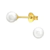 Ohrringe, Ohrstecker PERLE classic 5 mm  in Gold in 925 Sterling Silber, 2-tlg.