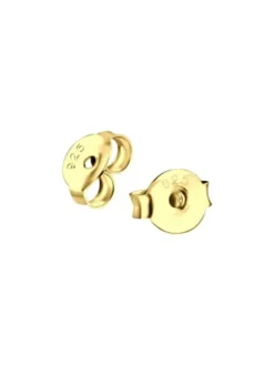 Ohrringe, Ohrstecker PERLE classic 5 mm  in Gold in 925 Sterling Silber, 2-tlg.