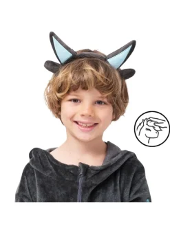 Onesie Kostüm in Anthrazit/türkis
