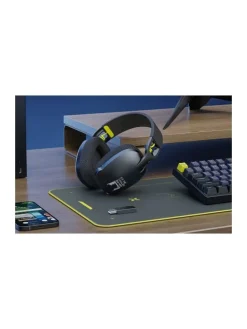 Onikuma B2 Gaming-Kopfhörer 50-mm-Treiber 800-mAh-Akku (schwarz)