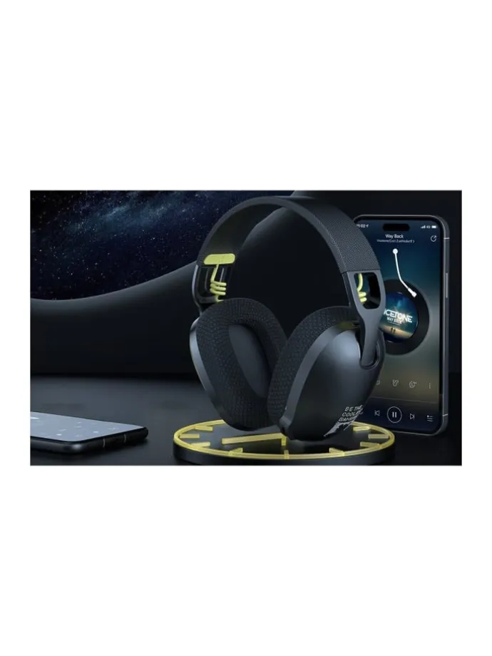 Onikuma B2 Gaming-Kopfhörer 50-mm-Treiber 800-mAh-Akku (schwarz)