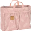 Organizer-Tasche "Soft Stripes" in Rosa - (B)30 x (H)24 x (T)10 cm