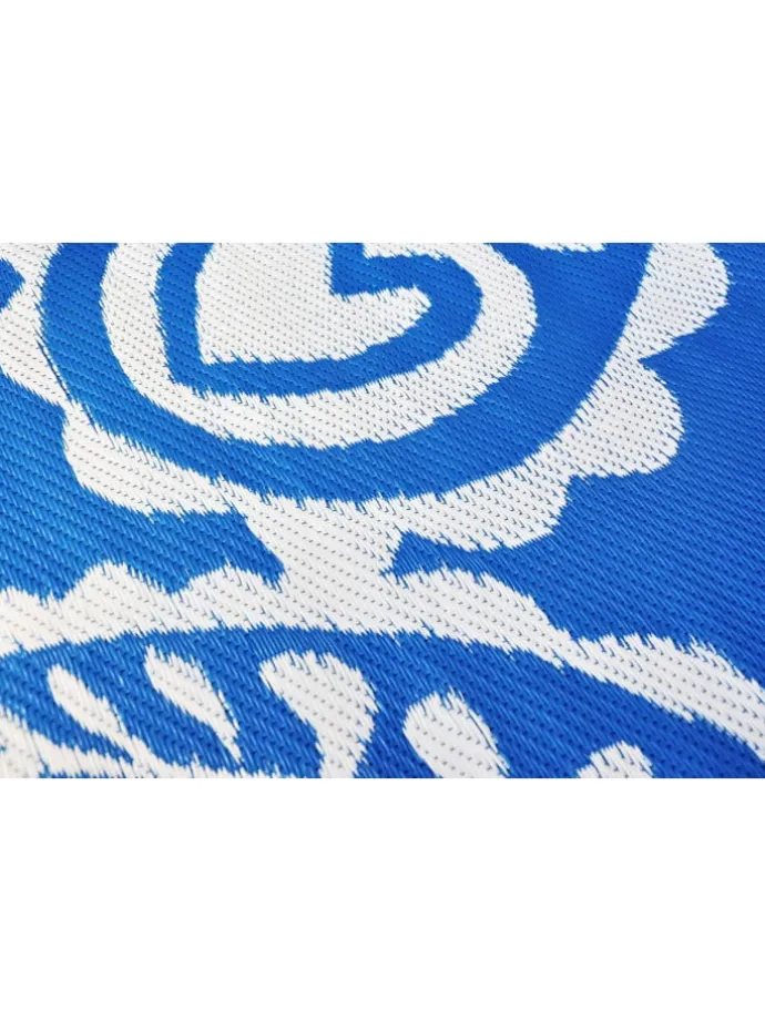 Outdoor Teppich 120x180cm In- & Outdoor in Paisley Blau