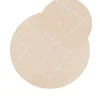Outdoorteppich GWALIOR in Beige/Weiß - (W) 120 x (L) 120 cm