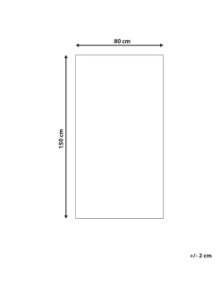 Outdoorteppich KOHIMA in Grau/Weiß - (W) 80 x (L) 150 cm