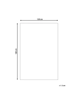Outdoorteppich SIKAR in Grau/Weiß - (W) 120 x (H) 0.5 x (L) 180 cm