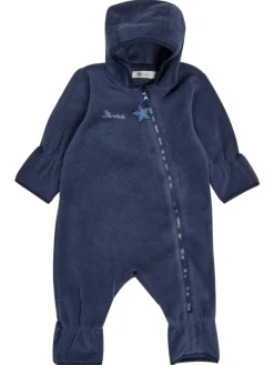 Overall Fleece in blau melange