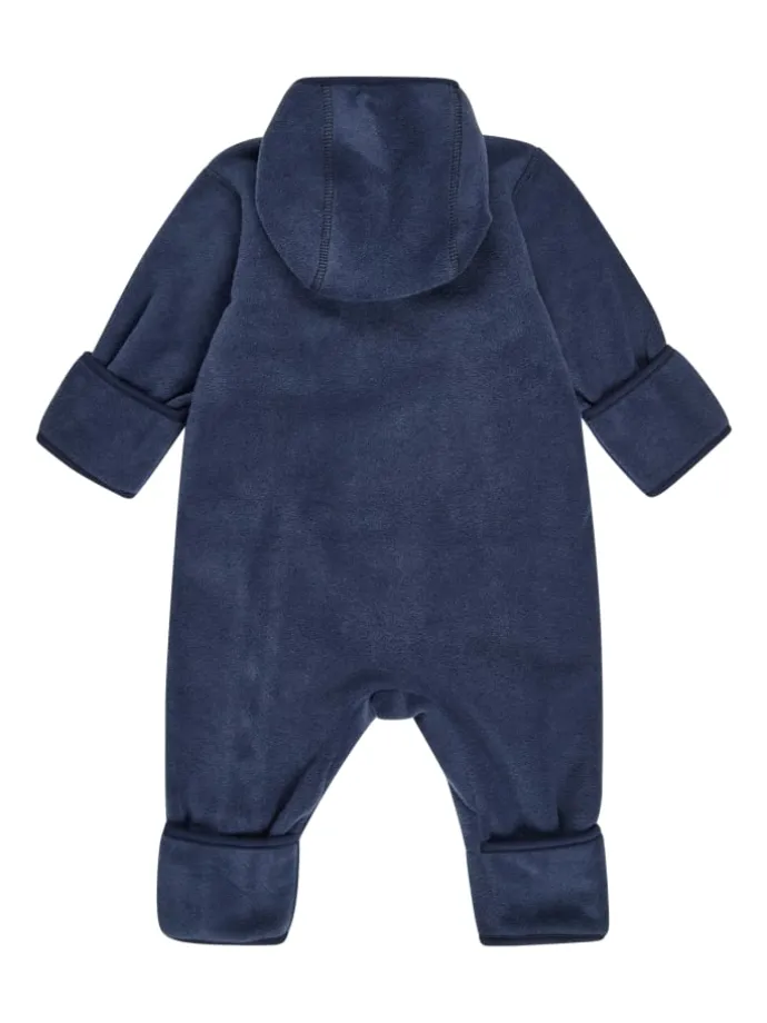 Overall Fleece in blau melange