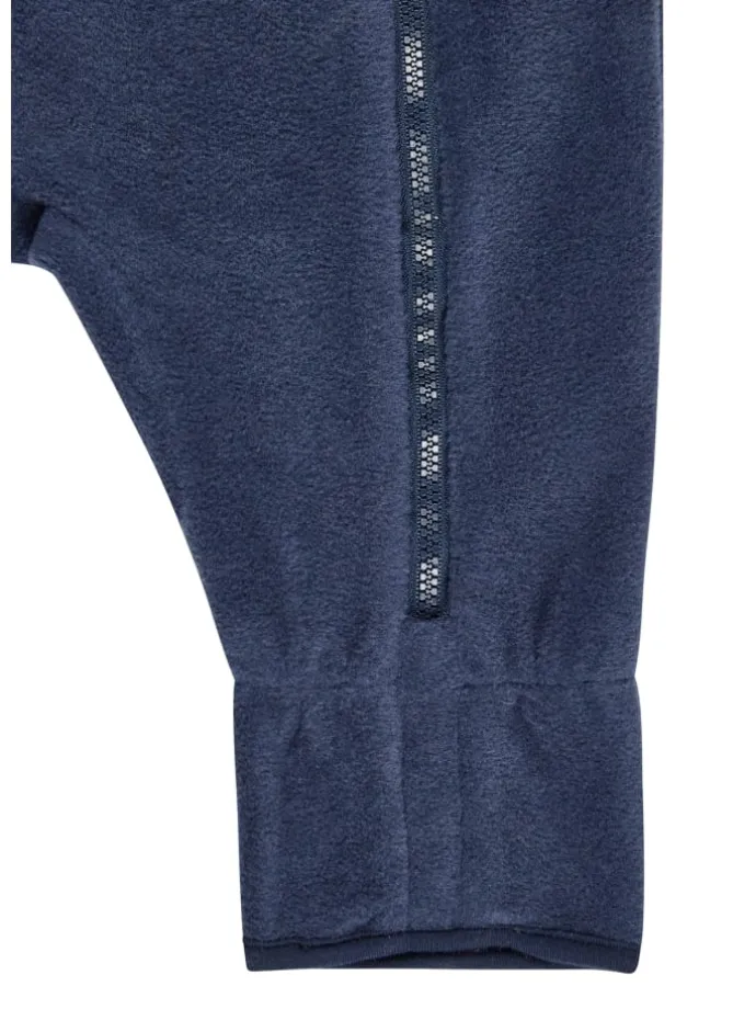 Overall Fleece in blau melange