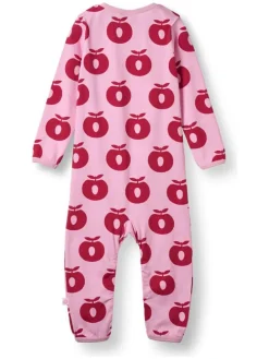 Overall "Äpfel" in Rosa