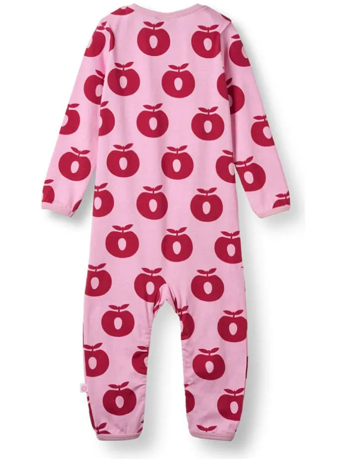 Overall "Äpfel" in Rosa