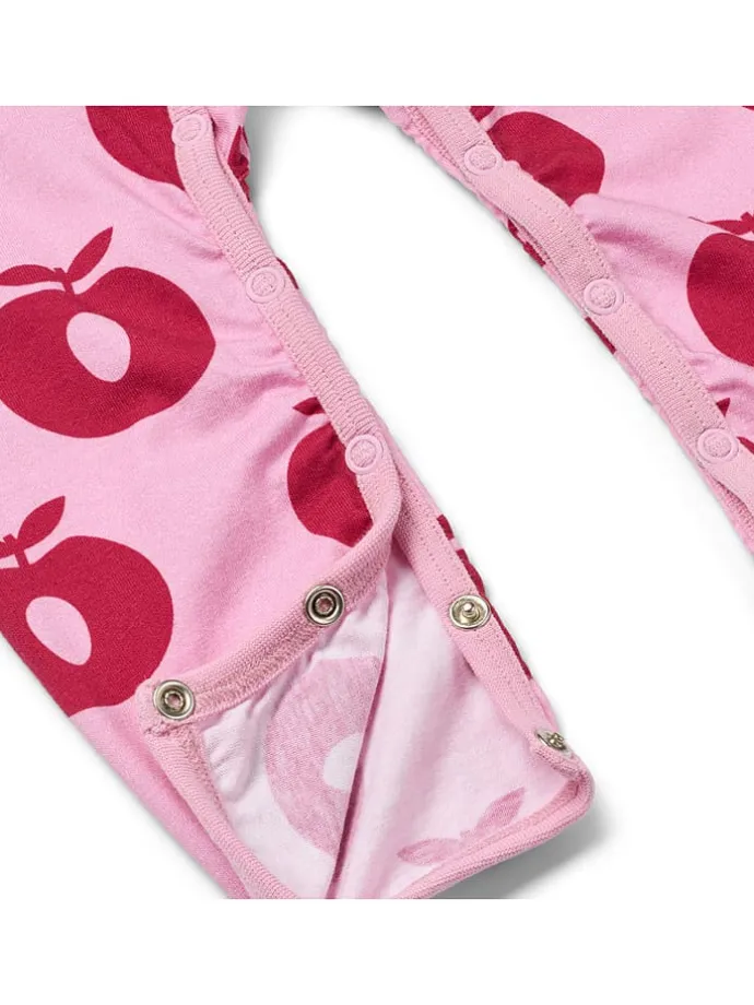 Overall "Äpfel" in Rosa