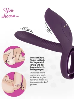 Paarvibrator RC Couple‘s Vibrator 2 in lila