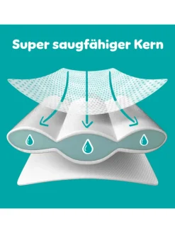 Pampers Baby-Dry Größe 4, 204 Windeln, 9kg-14kg