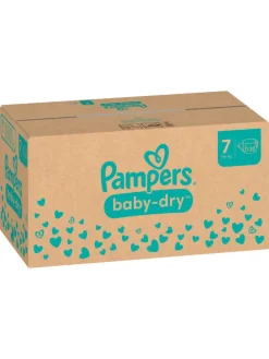 Pampers Baby-Dry Größe 7, 132 Windeln, 15kg+