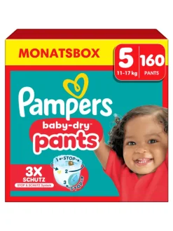 Pampers Baby-Dry Pants Größe 5, 160 Windeln, 11kg-17kg