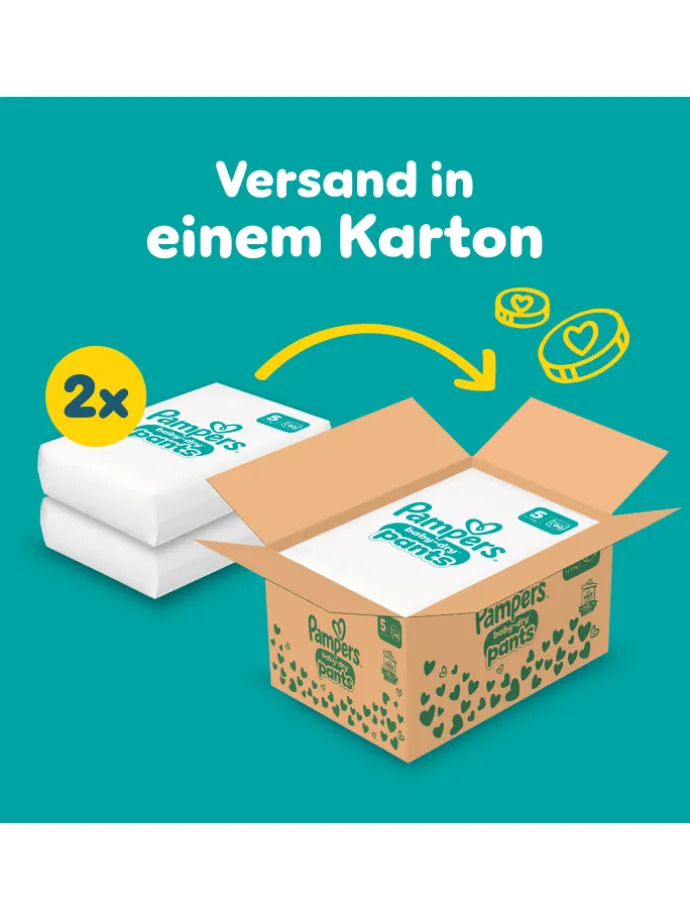 Pampers Baby-Dry Pants Größe 5, 160 Windeln, 11kg-17kg