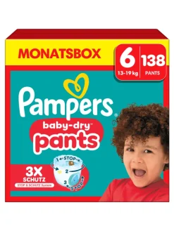 Pampers Baby-Dry Pants Größe 6, 138 Windeln, 13kg-19kg