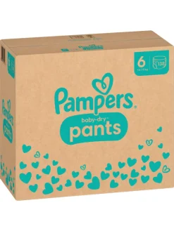 Pampers Baby-Dry Pants Größe 6, 138 Windeln, 13kg-19kg