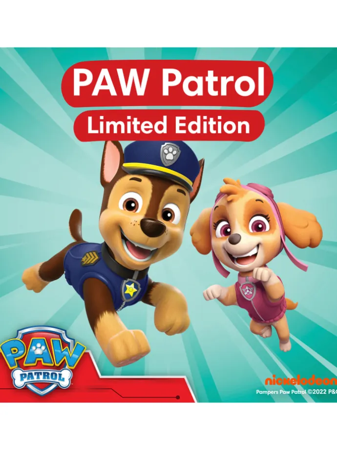 Pampers Baby-Dry Pants Paw Patrol Edition Größe 4, 180 Windeln, 9kg-15kg
