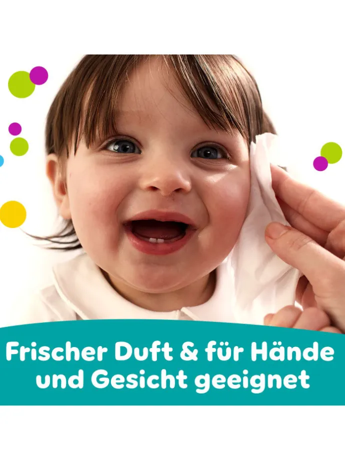 Pampers Fresh Clean Feuchttücher 15 Packungen = 1200 Feuchttücher