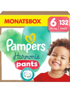 Pampers Harmonie Pants Größe 6, 132 Höschenwindeln, 15kg+