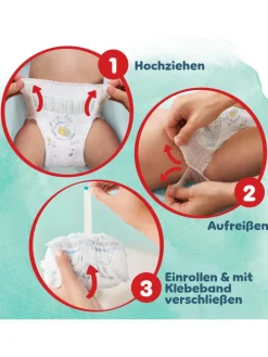 Pampers Harmonie Pants Größe 4, 168 Höschenwindeln, 9kg-15kg