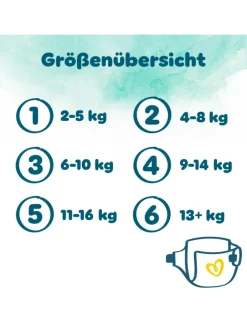 Pampers Harmonie Windeln Größe 2, 204 Windeln, 4kg-8kg