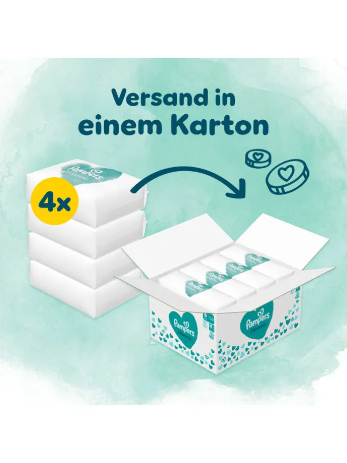 Pampers Harmonie Windeln Größe 6, 144 Windeln, 13kg+