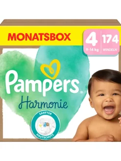 Pampers Harmonie Windeln Größe 4, 174 Windeln, 9kg-14kg