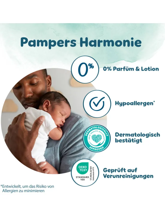 Pampers Harmonie Windeln Größe 4, 174 Windeln, 9kg-14kg