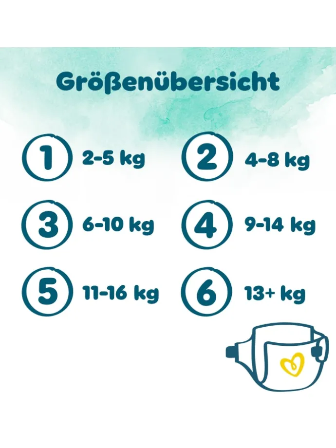 Pampers Harmonie Windeln Größe 4, 174 Windeln, 9kg-14kg