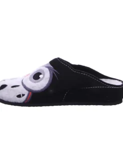 Pantoffel in schwarz