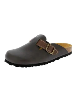 Pantolette "Bioline Clog" in Braun