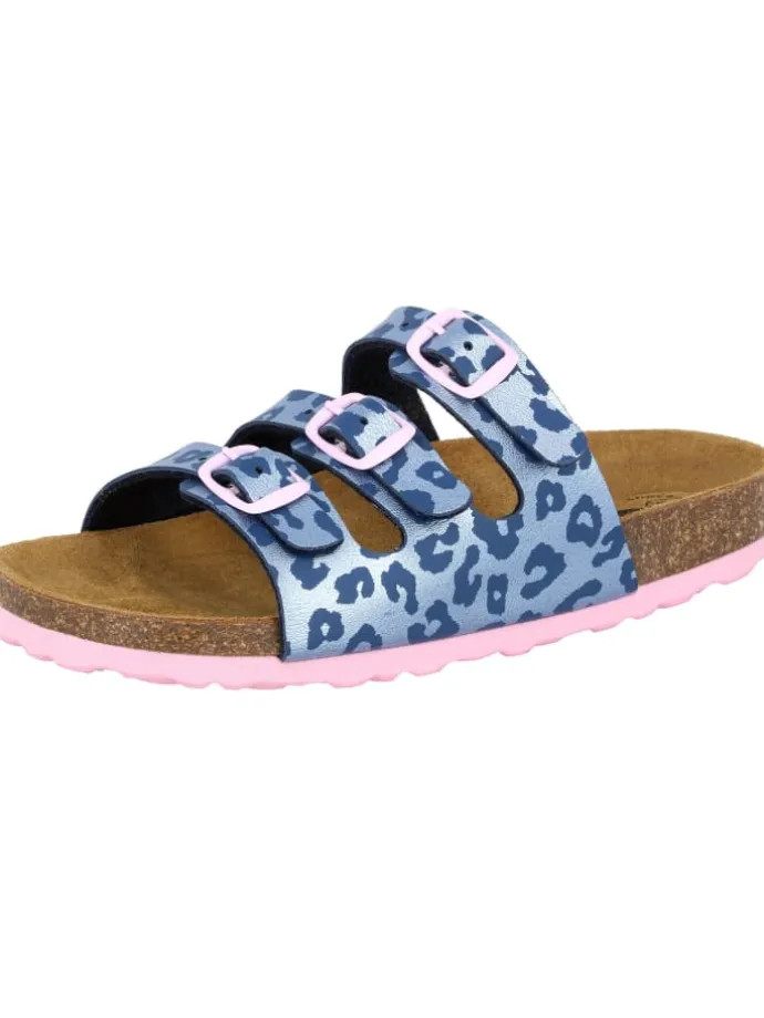 Pantolette "Bioline Kids" in Blau