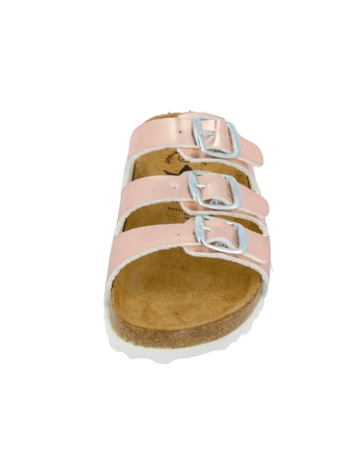 Pantolette "Bioline Kids Shine" in Rosa