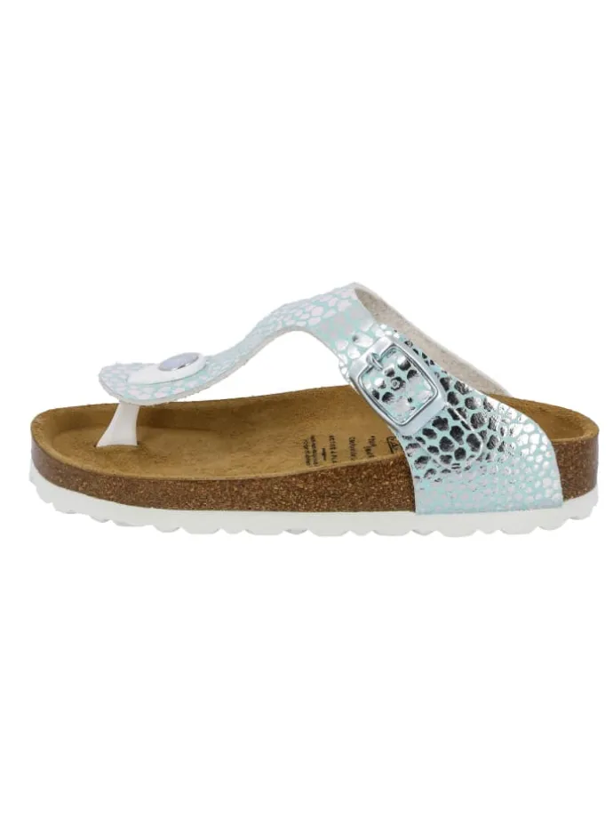 Pantolette "Bioline Stone Kids" in Blau