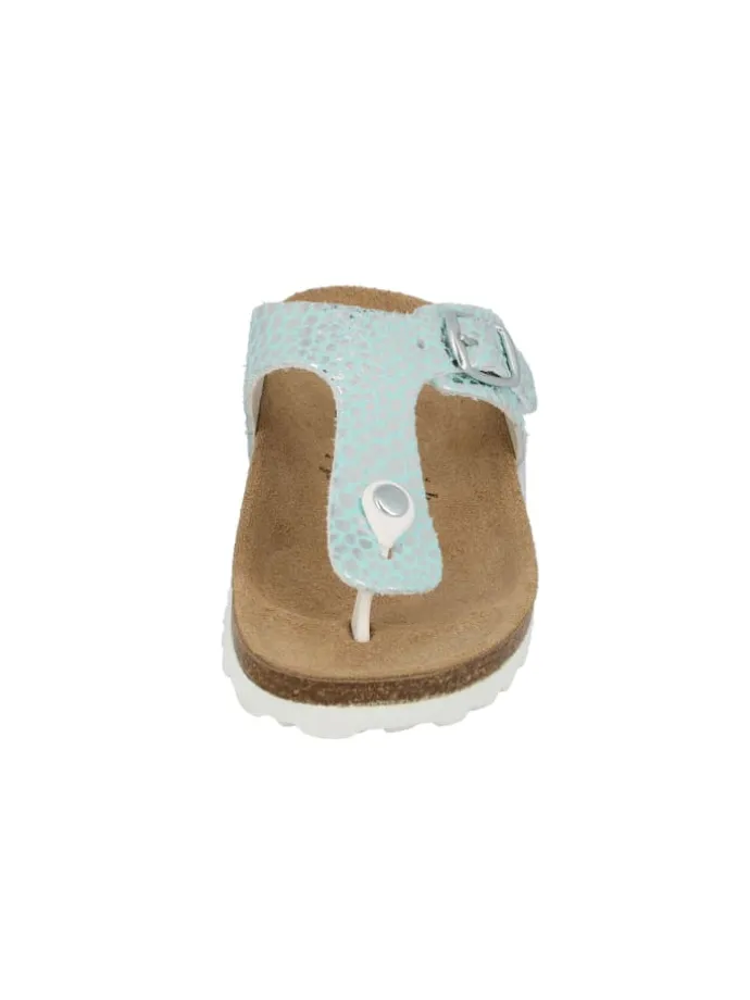 Pantolette "Bioline Stone Kids" in Blau