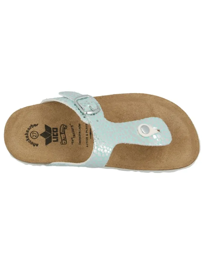 Pantolette "Bioline Stone Kids" in Blau
