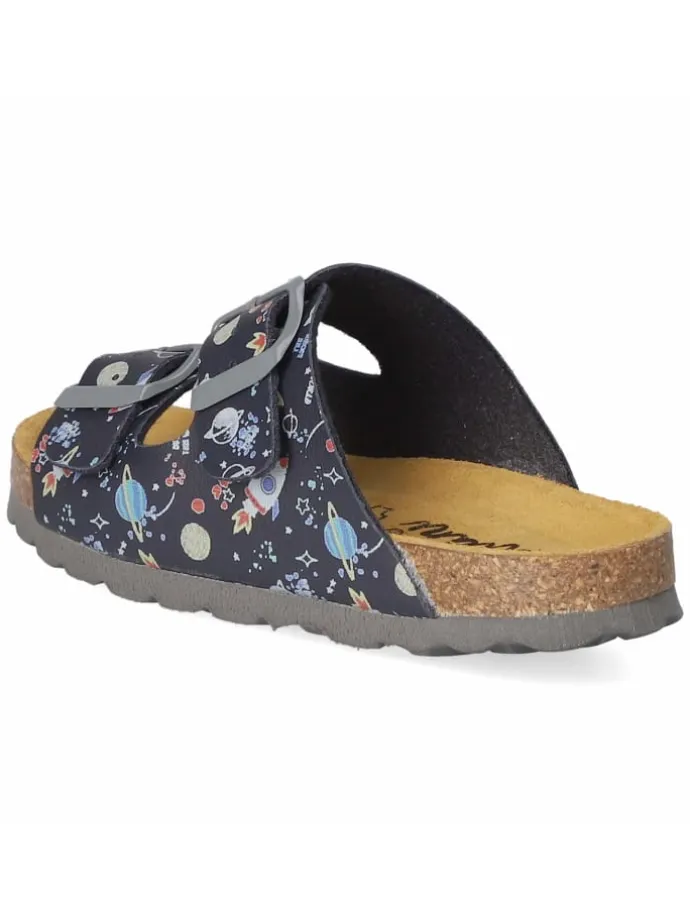 Pantolette in blau