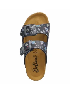 Pantolette in blau