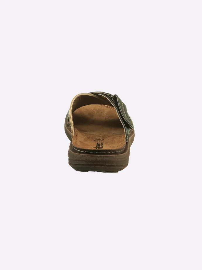 Pantolette in khaki