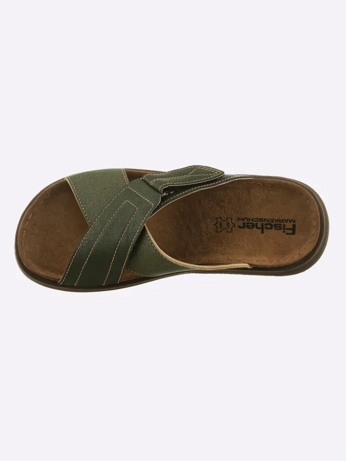 Pantolette in khaki