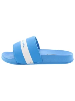 Pantoletten in Blau