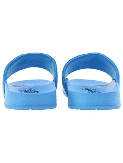 Pantoletten in Blau