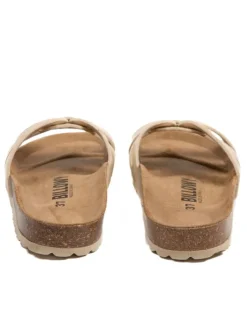 Pantoletten in Gold