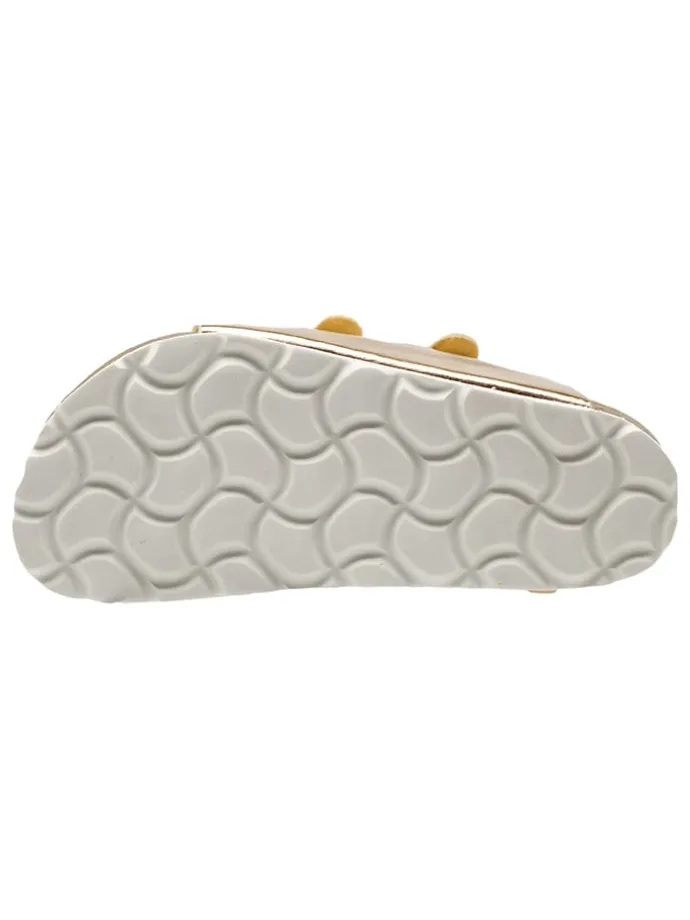 Pantoletten in Gold