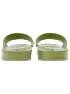 Pantoletten in Khaki