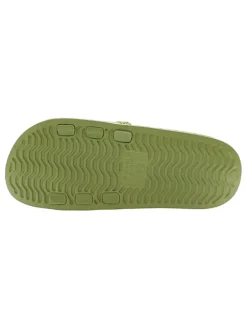 Pantoletten in Khaki