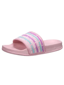 Pantoletten in Rosa